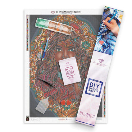 Diamond Painting The Seer 22" x 31″ (56cm x 79cm) / Square with 39 Colors including 2 ABs / 68,949