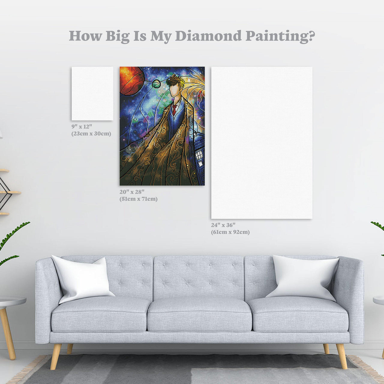 Diamond Painting The Tenth 20" x 28″ (51cm x 71cm) / Round with 45 Colors including 2 ABs