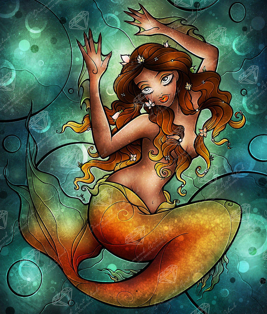 Trapped Siren — 20.5″ x 24.0″ Square 36 Colors 48 963