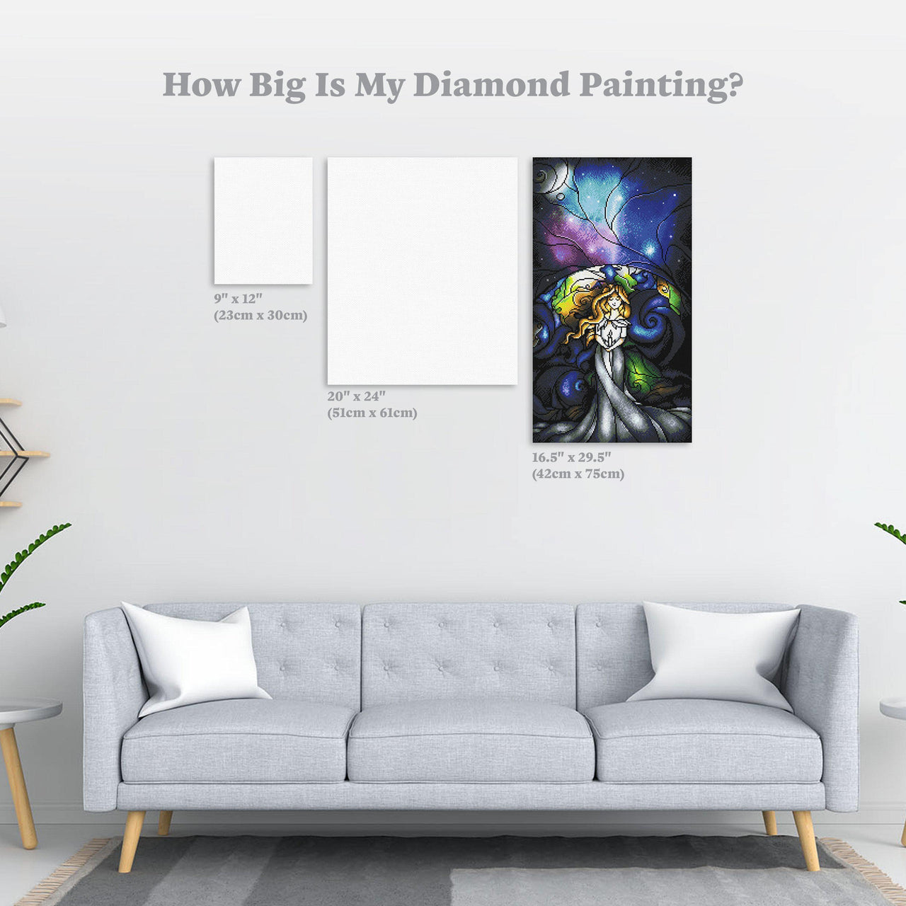 Diamond Painting This Little Light of Mine 16.5" x 29.5" (42cm x 75cm) / Round With 42 Colors Including 2 ABs