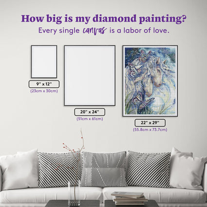 Diamond Painting Together We Are Magic 22" x 29" (55.8cm x 73.7cm) / Square With 52 Colors Including 2 ABs / 66,304