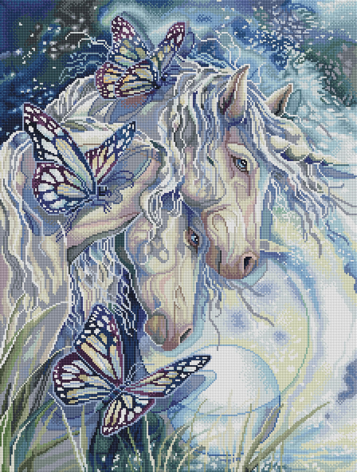 Diamond Painting Together We Are Magic 22" x 29" (55.8cm x 73.7cm) / Square With 52 Colors Including 2 ABs / 66,304