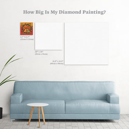 Diamond Painting True Love Round With 15 Colors Including 1 AB / 8.7″ x 8.7″ (22cm x 22cm) / 6,084