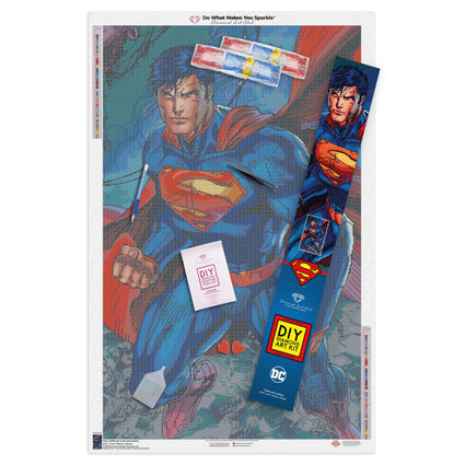 Diamond Painting Truth and Justice 27.6" x 44.1" (70cm x 112cm) / Square With 45 Colors Including 1 AB / 122,988