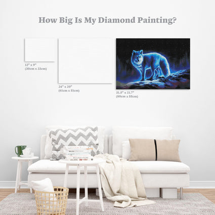 Diamond Painting Wanderer 21.7" x 31.5 (55cm x 80cm) / Round With 25 Colors including 1 AB / 55,185