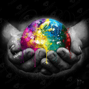 Diamond Painting We Are The World 16.5″ x 16.5″ (42cm x 42cm) / Square with 37 Colors / 27225