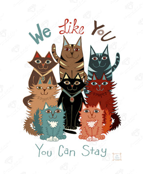 Diamond Painting We Like You 16.5" x 20.1" (42cm x 51cm) / Square With 18 Colors / 33,000