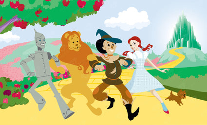 Diamond Painting We're Off To See The Wizard 28" x 17" (71cm x 43cm) / Square With 36 Colors Including 3 ABs / 48,848