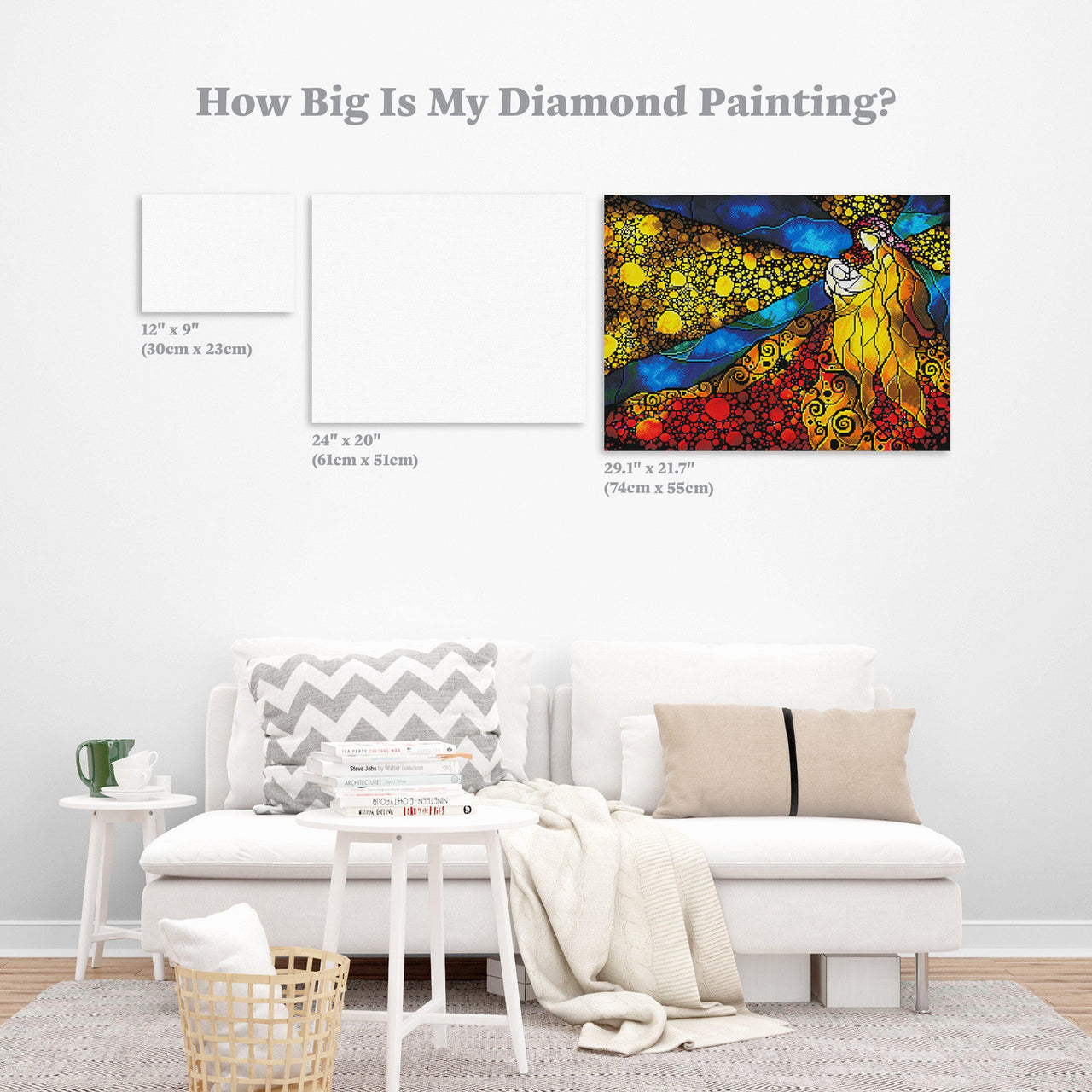 Diamond Painting What Child Is This 21.7" x 29.1" (55cm x 74cm) / Round With 40 Colors Including 2 ABs / 50,828