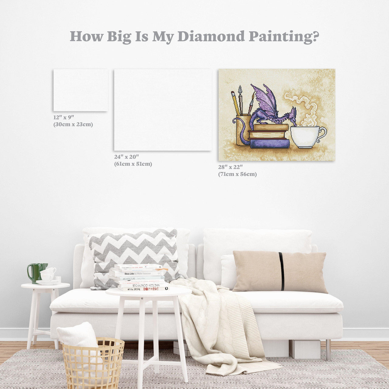 Diamond Painting Whats In Here 28" x 22" (71cm x 56cm) / Round with 35 Colors including 5 ABs / 50,148