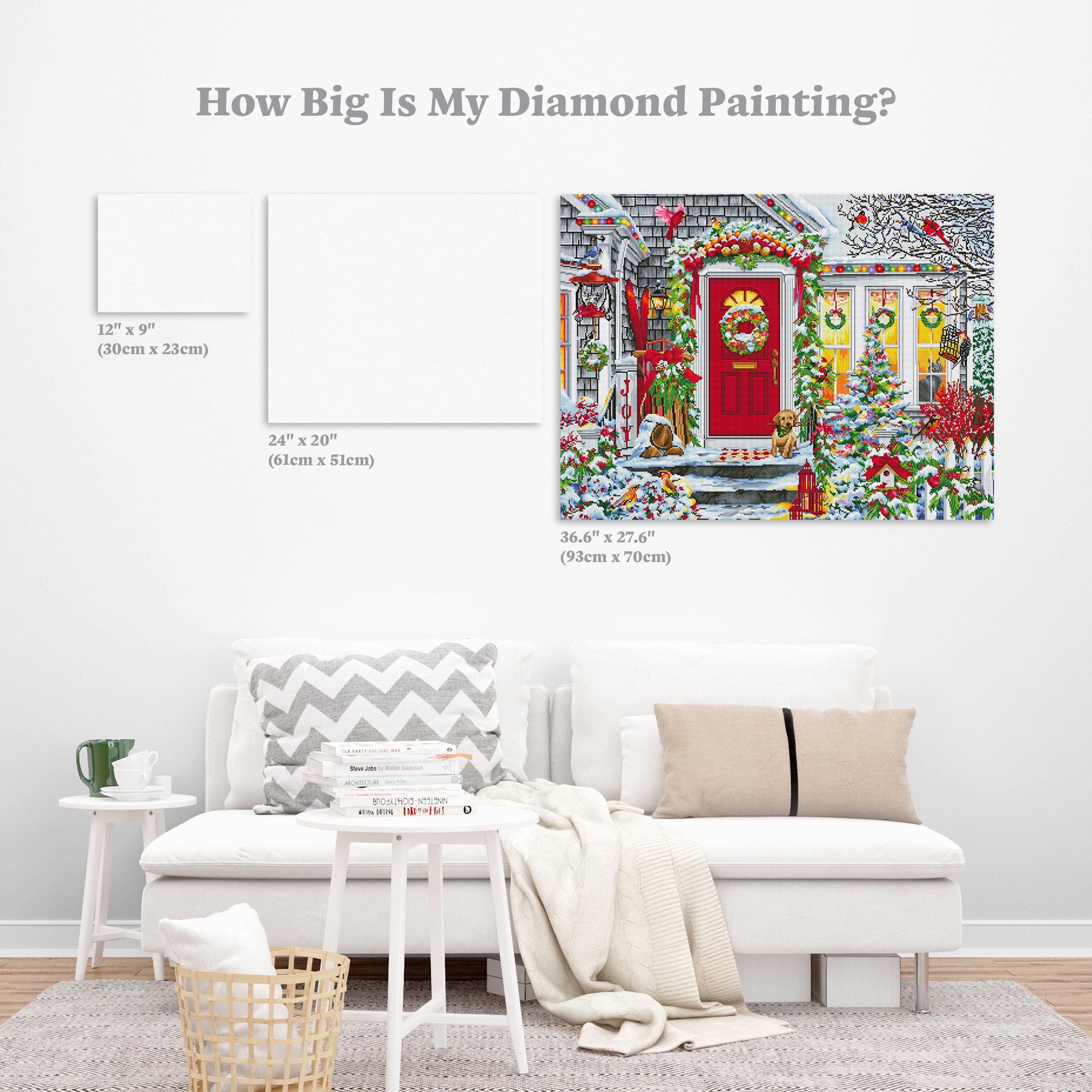 冬のお出迎え ダイヤモンドペインティングキット – Diamond Art Club