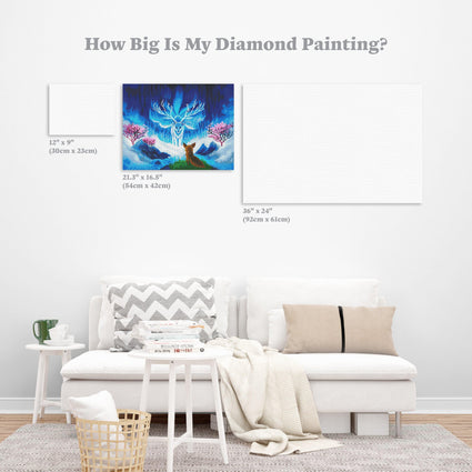 Diamond Painting Wisdom 16.5″ x 21.2″ (42cm x 54cm) / Round With 31 Colors including 2 ABs / 28,267
