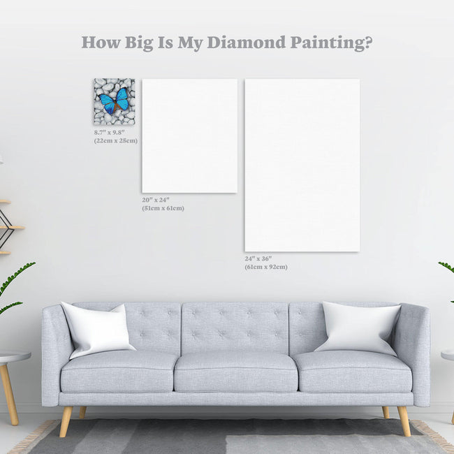 Diamond Painting Wish Granter 8.7" x 9.8"  (22cm x 25cm) / Round With 19 Colors / 6,864