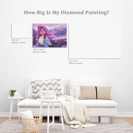 Diamond Painting Wishes 16.5" x 23.6″ (42cm x 60cm) / Round With 35 Colors Including 2 ABs