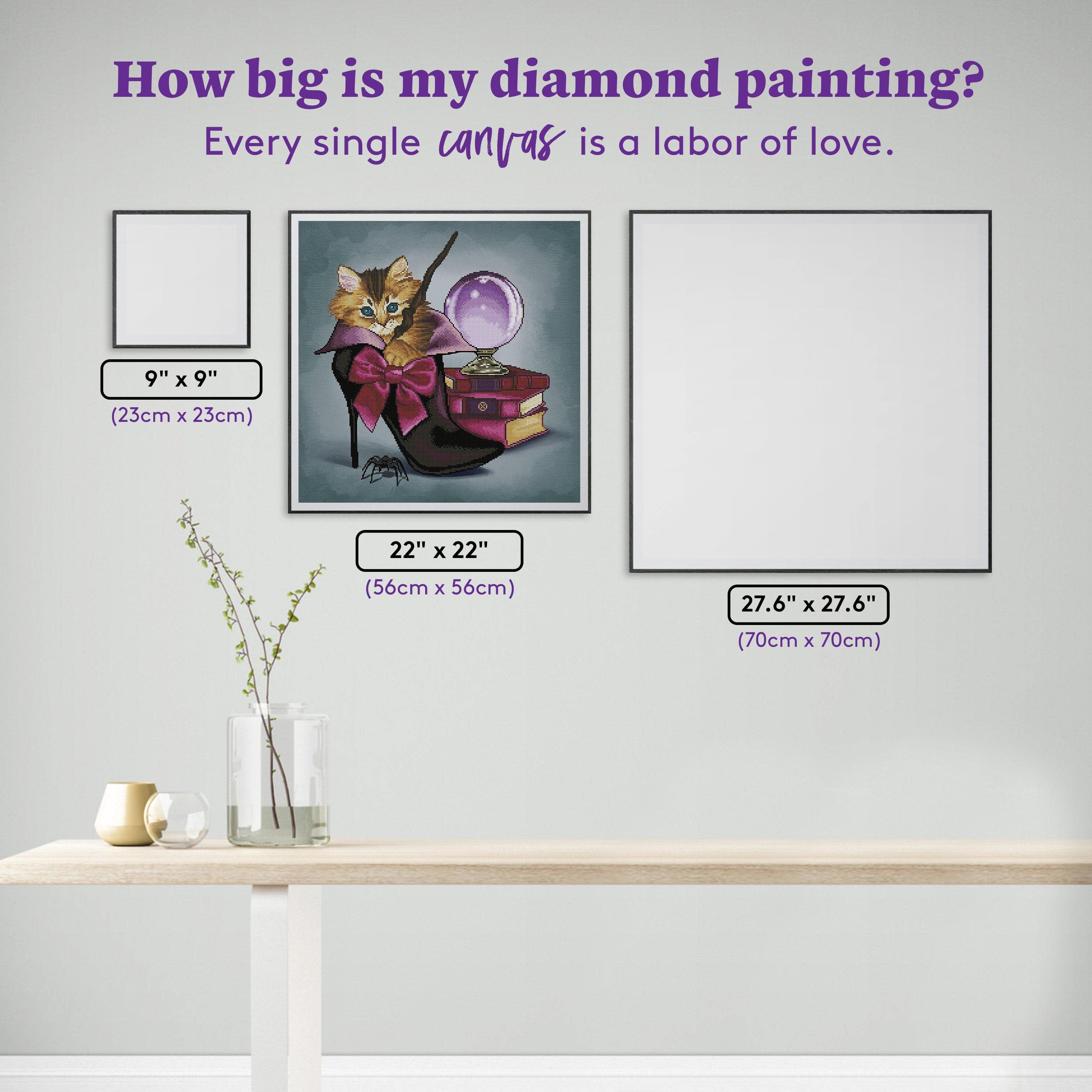 Wizard Kitten – Diamond Art Club