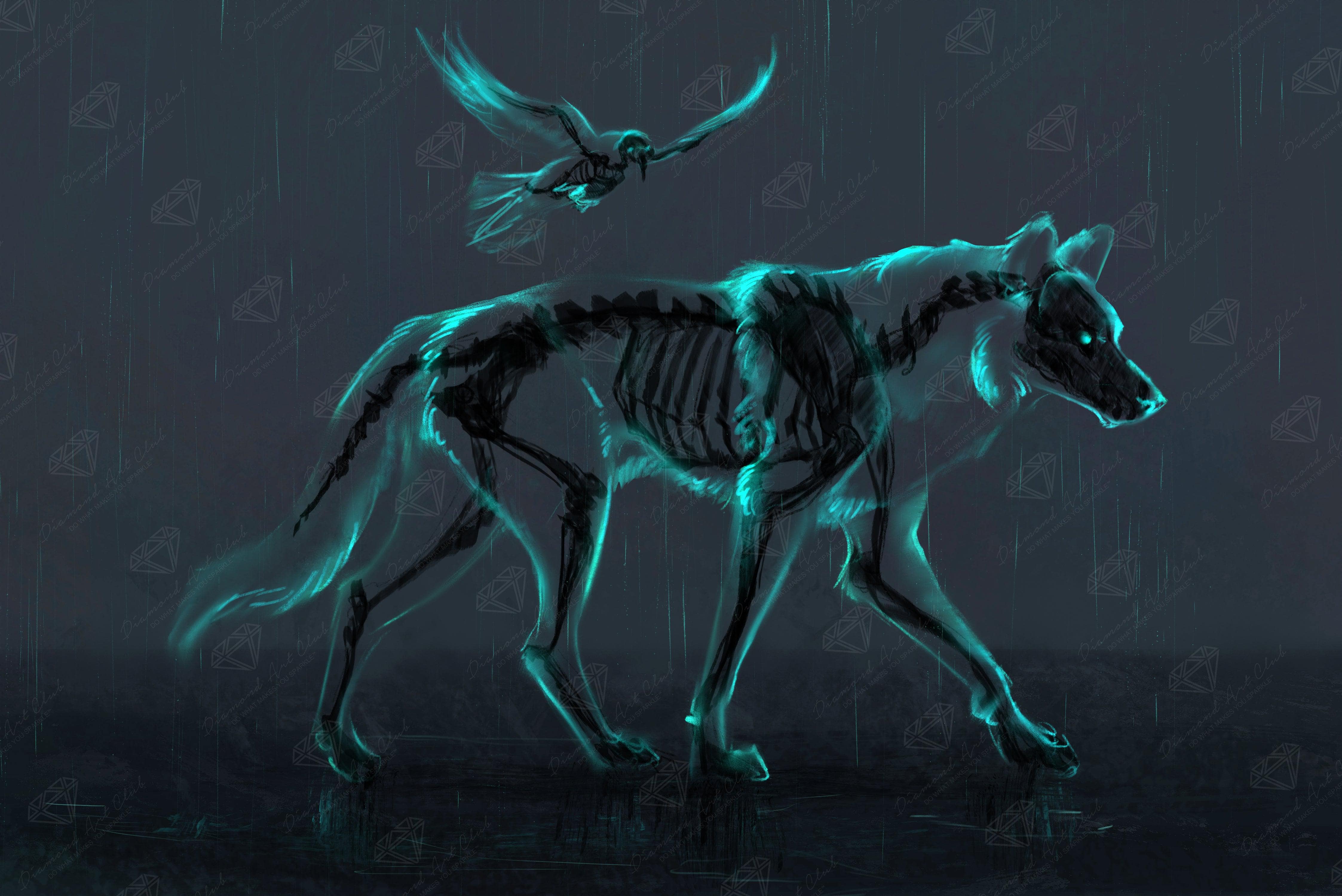 Wolf And Raven – Diamond Art Club