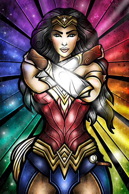 Diamond Painting Wonder Woman 1984 (MM) 20" x 30" (51cm x 76cm) / Square With 67 Colors Including 4 ABs / 60,501
