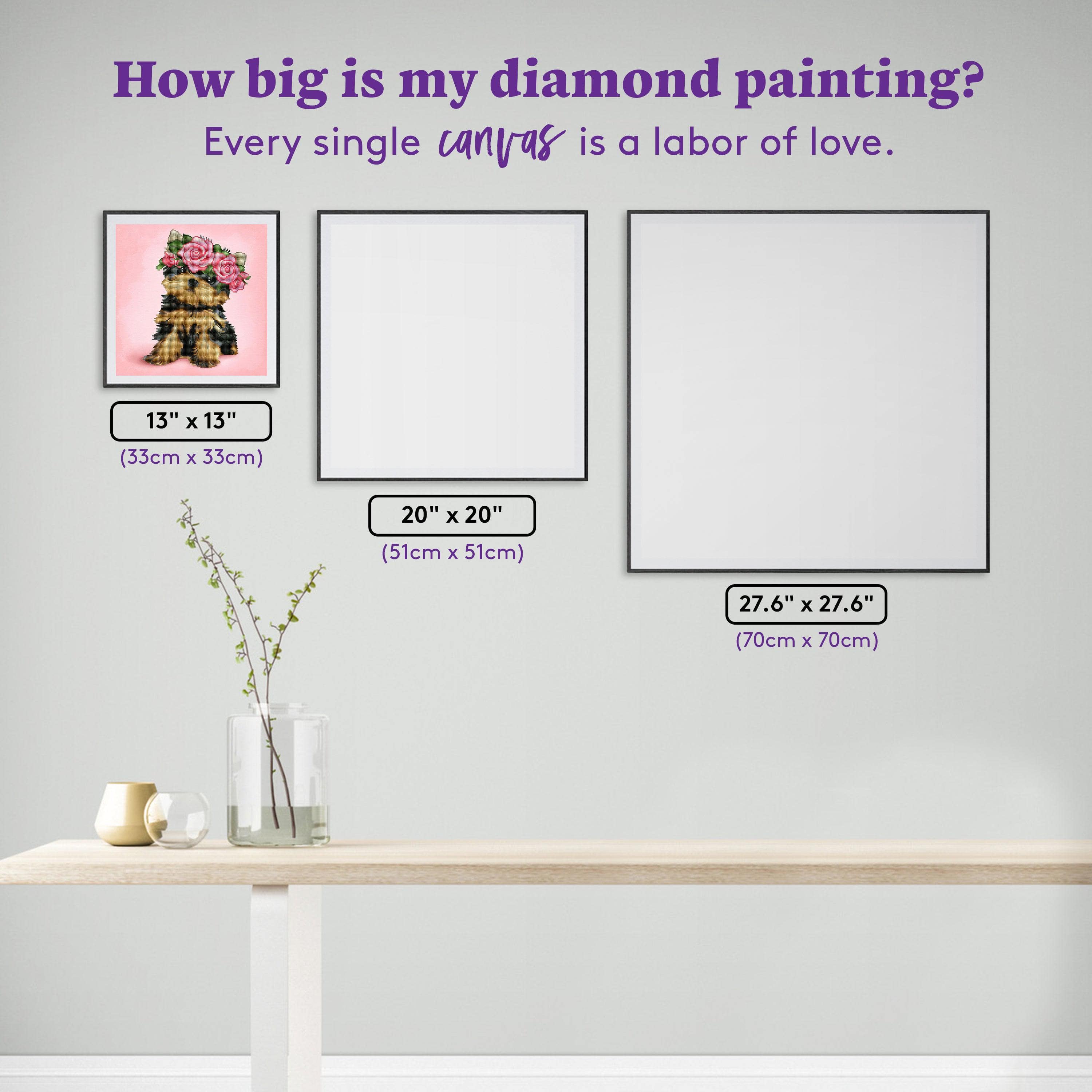 5D Diamond Painting rose in the Case/diamond Painting/diamond Painting  Gifts/stocking Stuffers/teen Crafts/adult Crafts/puzzles for Teens 