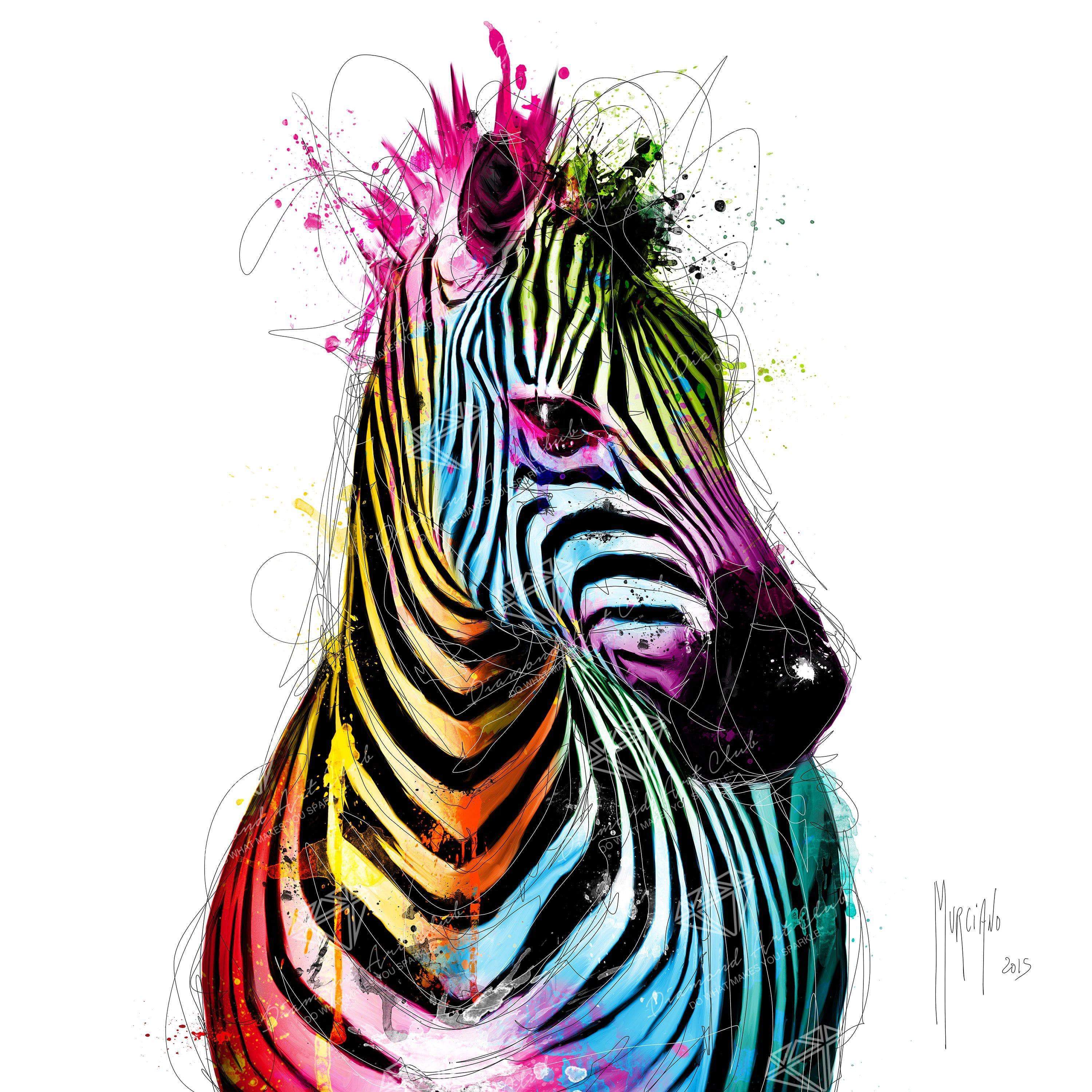 Zebra Pop – Diamond Art Club