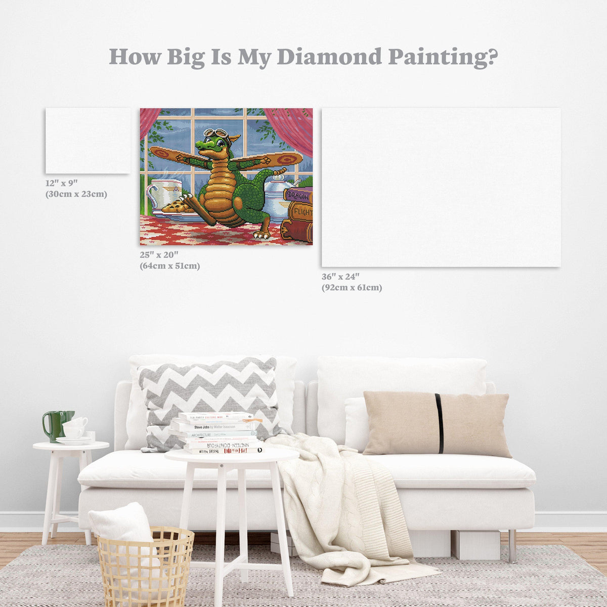 Diamond Painting ZoomZoom 25" x 20″ (64cm x 51cm) / Round with 46 Colors including 4 ABs / 41,268